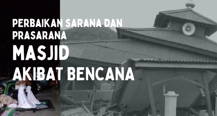 Perbaikan Sarana dan Prasarana MASJID RUSAK Akibat Gempa Cianjur